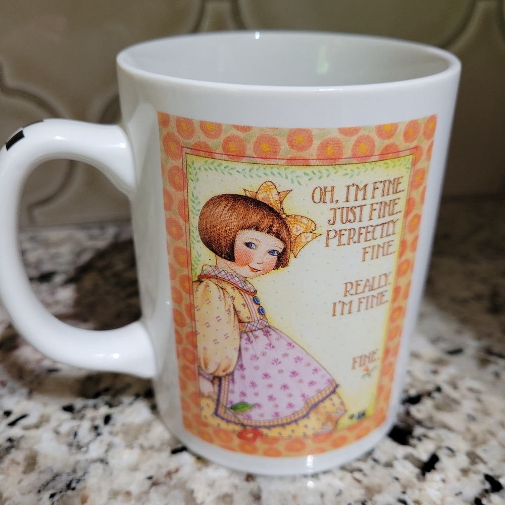 Mary Engelbreit I Am Fine Mug - Picture 4 of 8